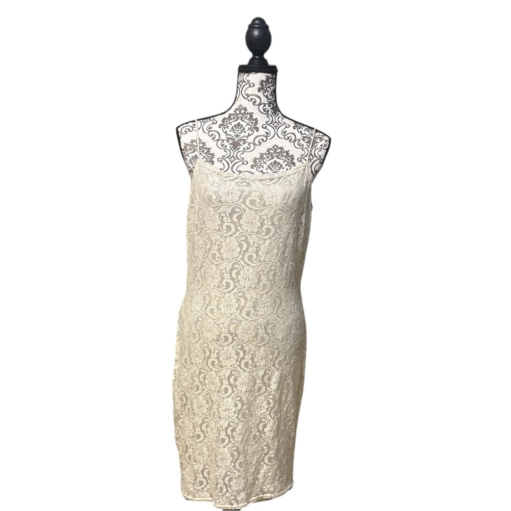 Gunne Sax NWT Floral Lace Dress Prairie Cottage Boho Fairy Wedding Whimsigoth - Picture 2 of 7